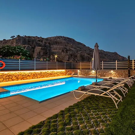 Mariani Ii - In Lothiarika, Newly Renovated June 2024, Private Pool, Lindos 10 Min, 120m Villa *