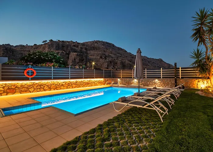 Mariani Ii - In Lothiarika, Newly Renovated June 2024, Private Pool, Lindos 10 Min, 120m Villa *