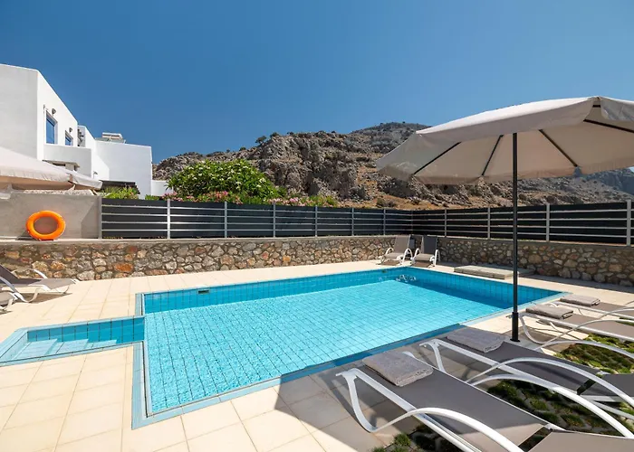 Mariani Ii - In Lothiarika, Newly Renovated June 2024, Private Pool, Lindos 10 Min, 120m Lardos